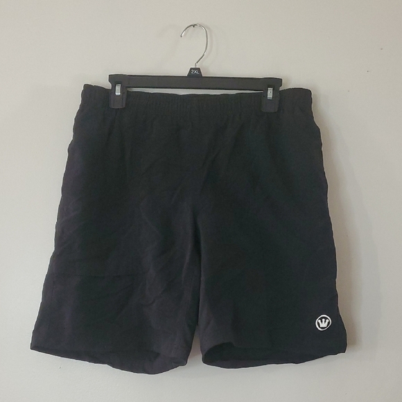 Canari Other - Mens Canari Padded Cycling Shorts Size Medium Black Polyester 9" Drawstring